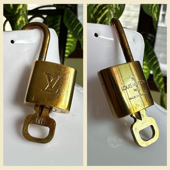 Louis Vuitton lock and key #310 Golden LV LOCK & KEY - Picture 4 of 7